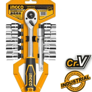 JEU DE DOUILLES STANDARD 1/2" + CLIQUET RACK DE 12