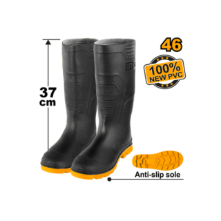 BOTTE PVC NOIRE N°46