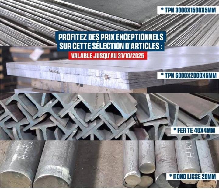 Nouvelle arrivage de fer