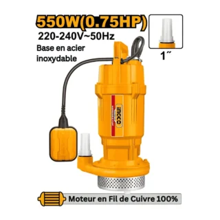 POMPE A EAU SUBMERSIBLE  550W(0.75HP) POUR LES PUITS SPC55068