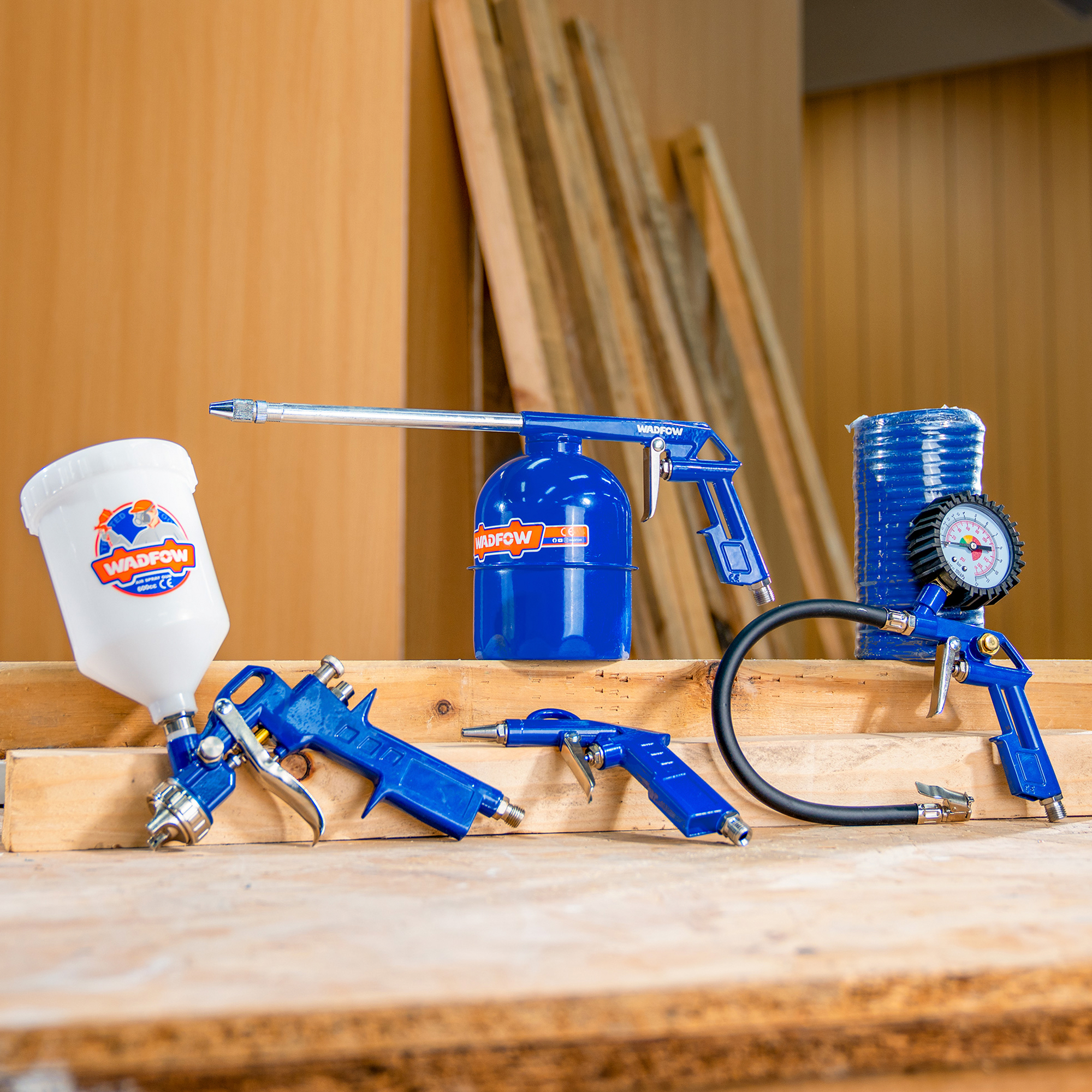 KIT D'ACCESSOIRES PNEUMATIQUE -5PCS WAX1505