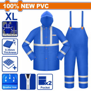 ENSEMBLE DE PLUIE + BANDE FLUORESCENTE XL  WRC50XL