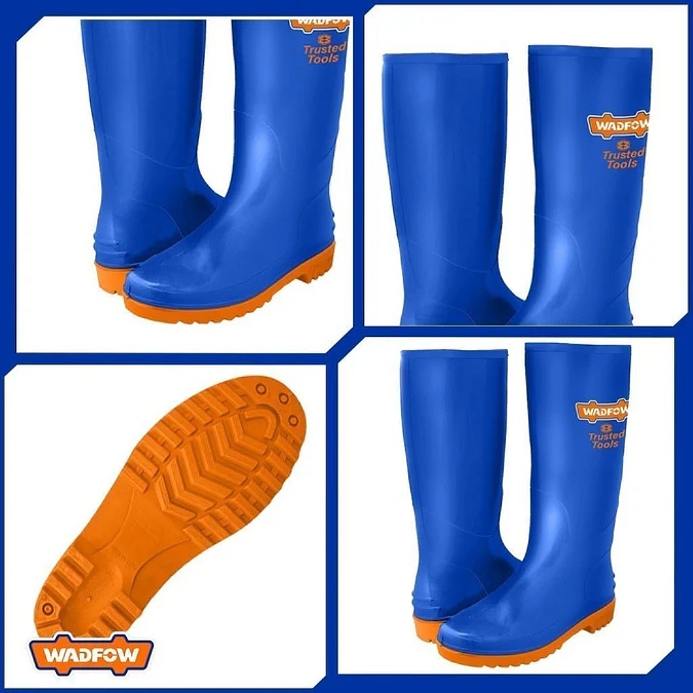 BOTTE PVC BLEU N°39-46 WADFOW – Image 4