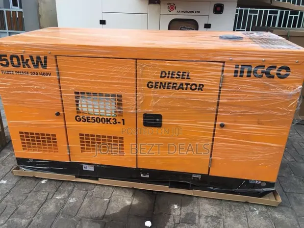 GROUPE ELECTROGENE DIESEL SILENCIEUX 50KW- 69KVA- / GSE500K3