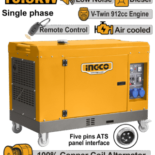 GROUPE ELECTROGENE DIESEL SILENCIEUX 10,5KW - 11KVA GSE105001