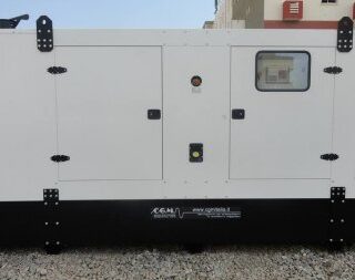 Perkins : Groupe électrogène 40 Kva Silencieux a Puissance Diesel - Blanc