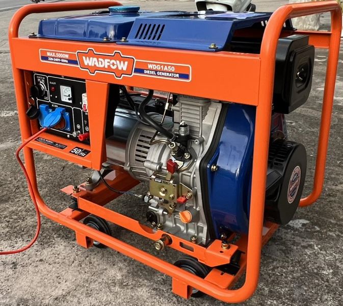 GROUPE ELECTROGENE DIESEL 5000W WADFOW 5KVA WDG1A50