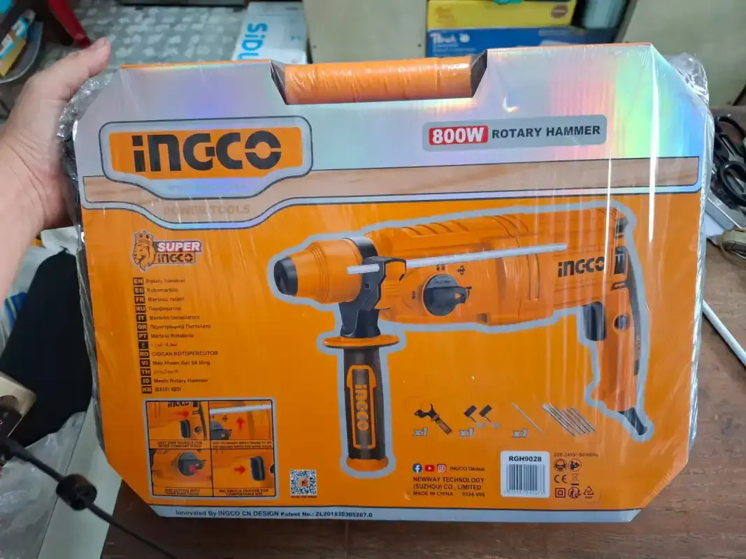 MARTEAU PERFORATEUR (PERCEUSE) SDS-plus 800W/1100 rpm RGH9028 – Image 2