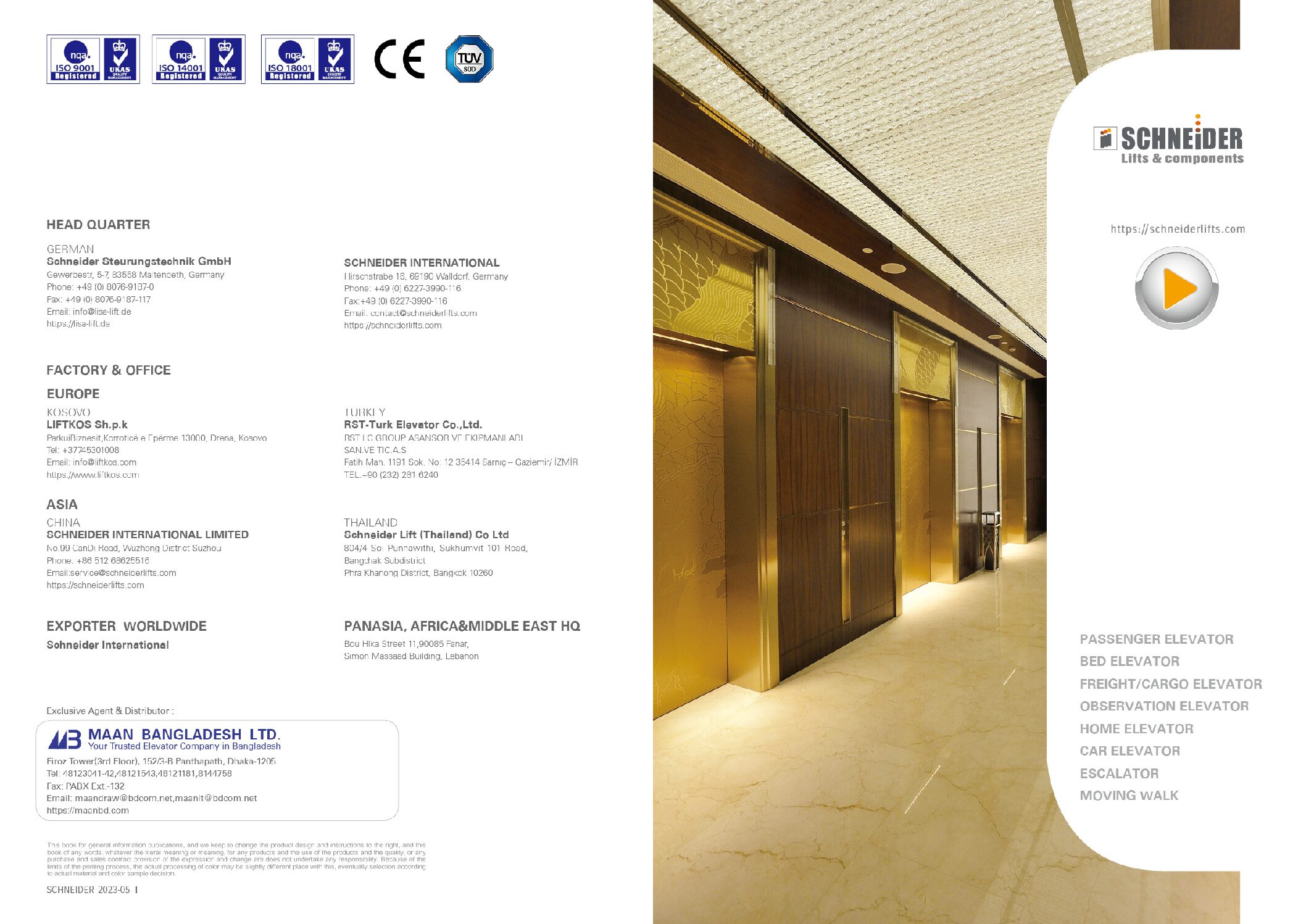 conception et maintenance de vos ascenseur